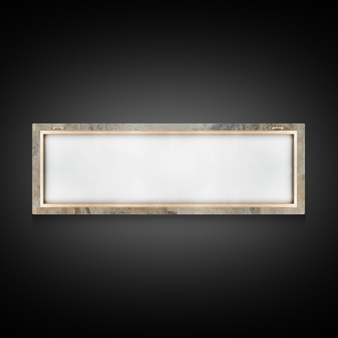 Eternal Embrace – Framed Canvas Print – Jesus Painting – Christian Wall Art – Panoramic Painting – Christian Art Print – Christian Decor