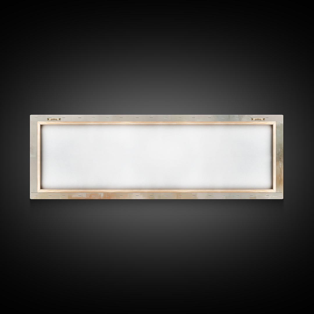 Gentle Teaching – Framed Canvas Print – Christian Wall Art – Christian Art Canvas – Panoramic Print – Jesus Painting – Christian Decor