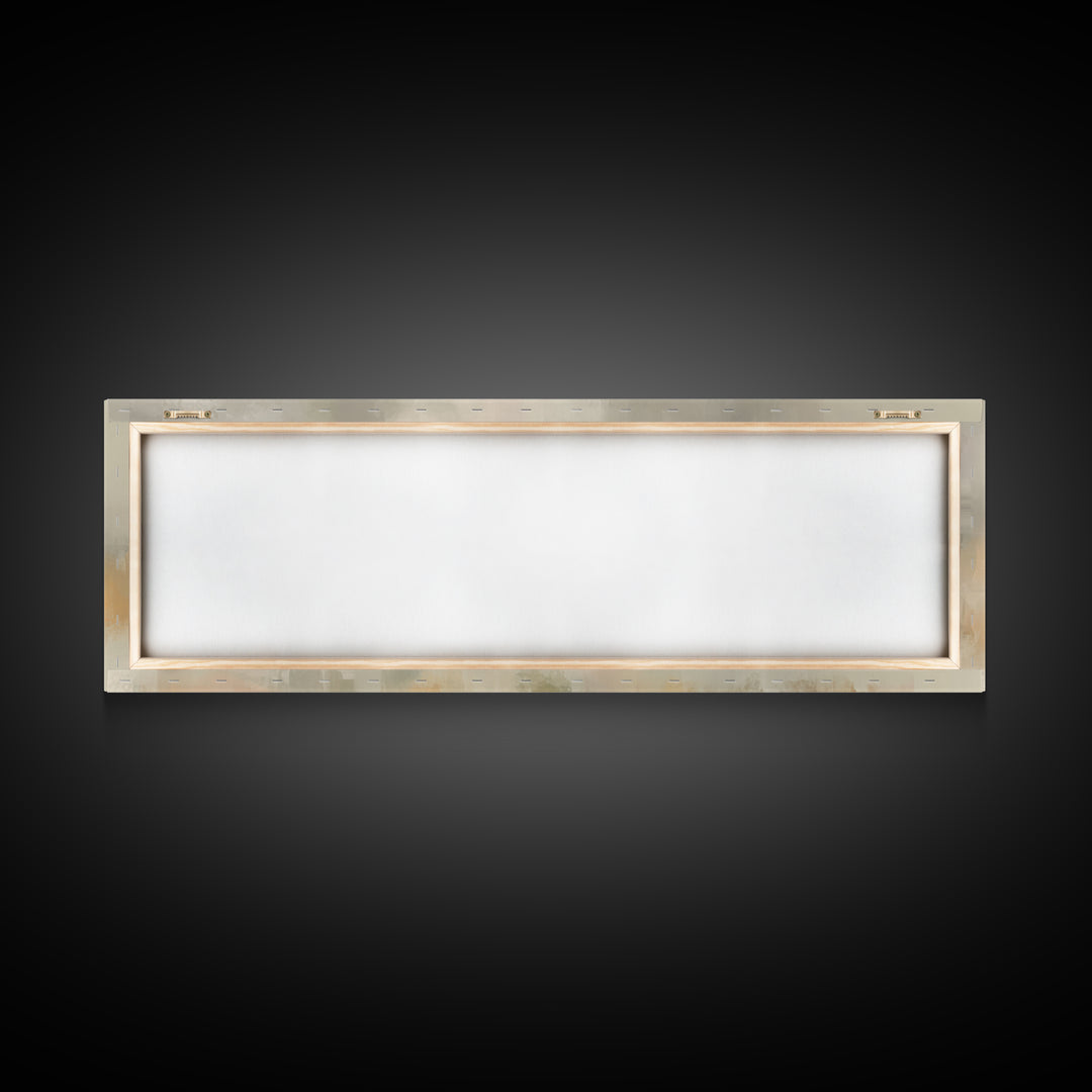 Bread Of Blessing – Framed Canvas Print – Christian Wall Art – Christian Art Canvas – Panoramic Art – Jesus Painting – Christian Decor