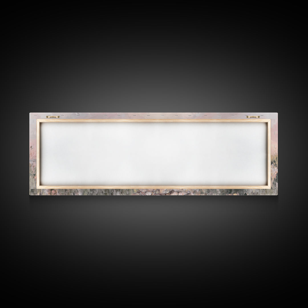 Morning Of Mercy, Framed Canvas Print, Christian Art, Jesus Painting, Panoramic Print, Christian Wall Art, Christian Art Canvas