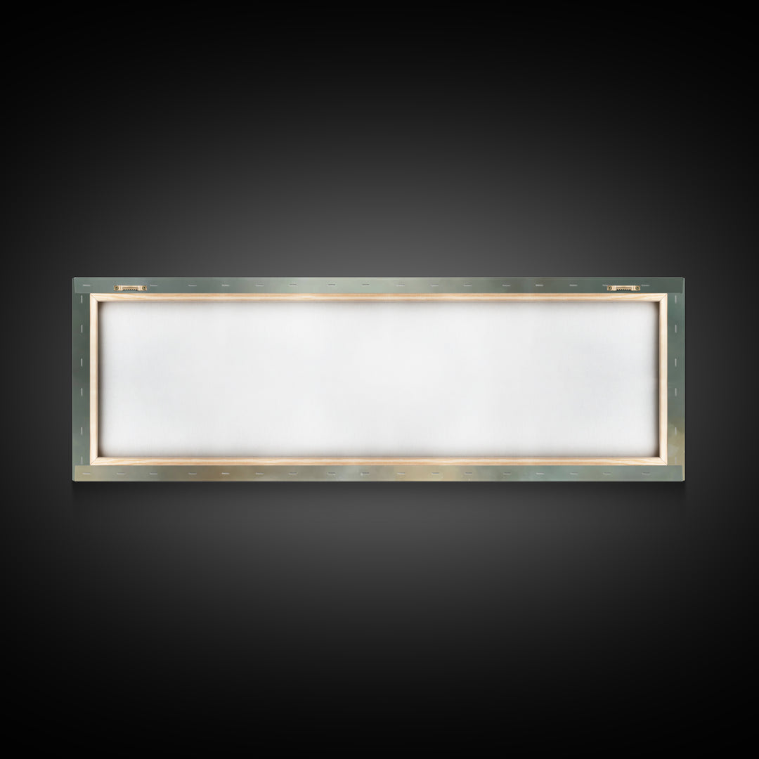 Humble Devotion – Framed Canvas Print – Panoramic Art – Christian Wall Art – Jesus Painting – Christian Art Canvas – Christian Gift