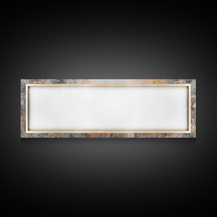 Fields Of Mercy – Framed Canvas Print – Christian Wall Art – Jesus Painting – Panoramic Art – Christian Art Canvas – Christian Decor
