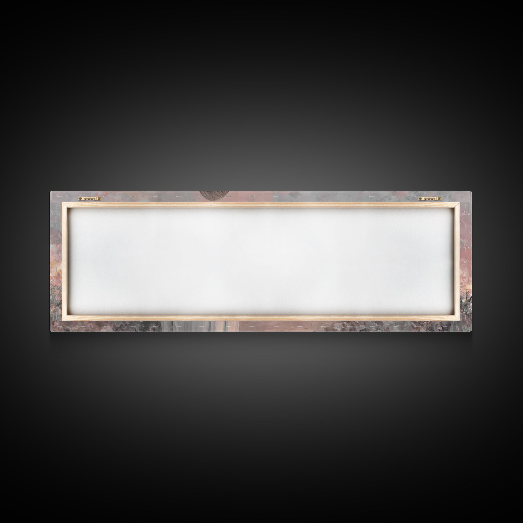 Calming The Night, Framed Canvas Print, Christian Art Work, Jesus Painting Canvas, Panoramic Wall Art, Christian Decoration, Modern Christi