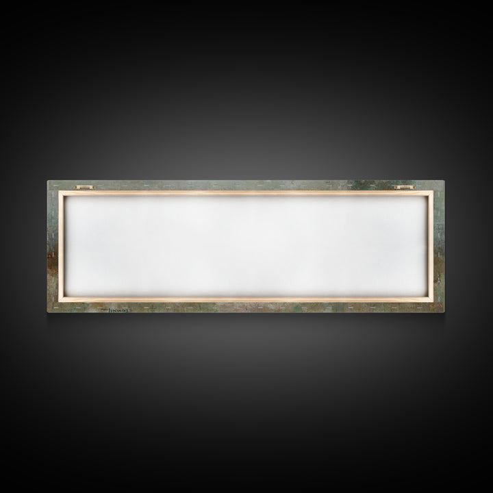 Dawn Of Peace – Framed Canvas Print – Christian Art – Jesus Painting – Panoramic Art – Christian Canvas – Vintage Christian Art