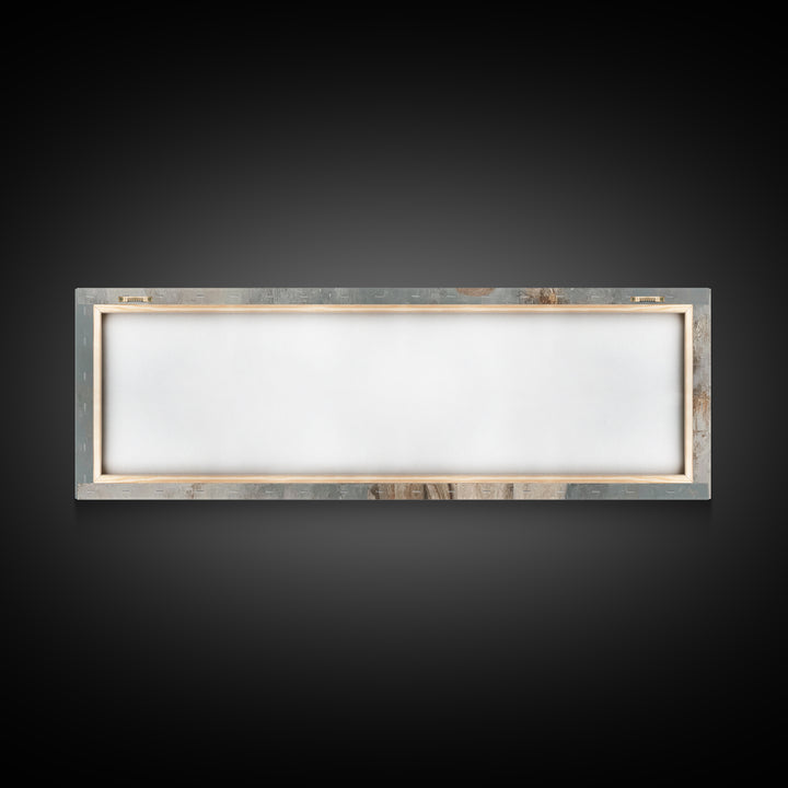 Guiding Lantern Light – Framed Canvas Print – Panoramic Art – Christian Wall Art – Jesus Painting – Christian Art Canvas – Christian Decor