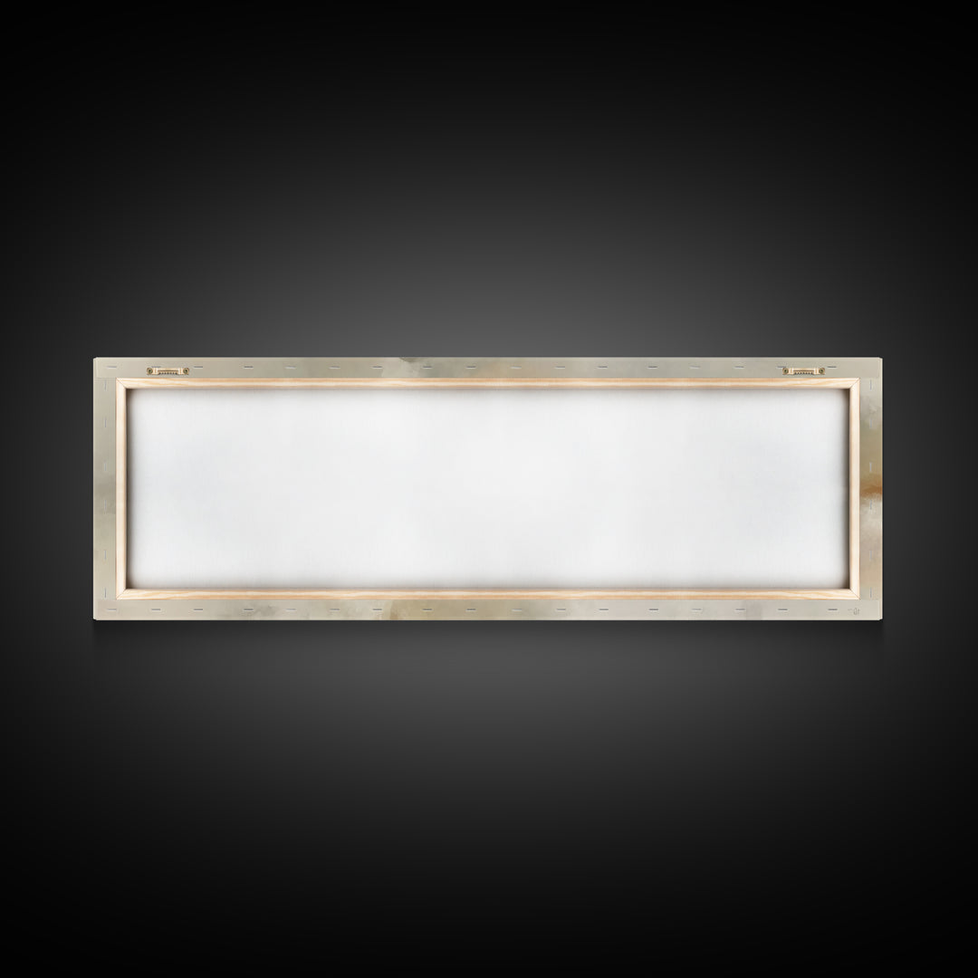 Lamb Of Comfort | Framed Canvas Print | Panoramic Painting | Christian Art Canvas | Jesus Painting | Christian Wall Art | Christian Gift