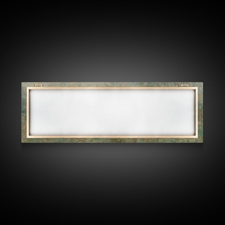 Pasture Of Peace, Framed Canvas Print, Panoramic Art, Christian Wall Art, Jesus Art Canvas, Christian Painting, Christian Decor