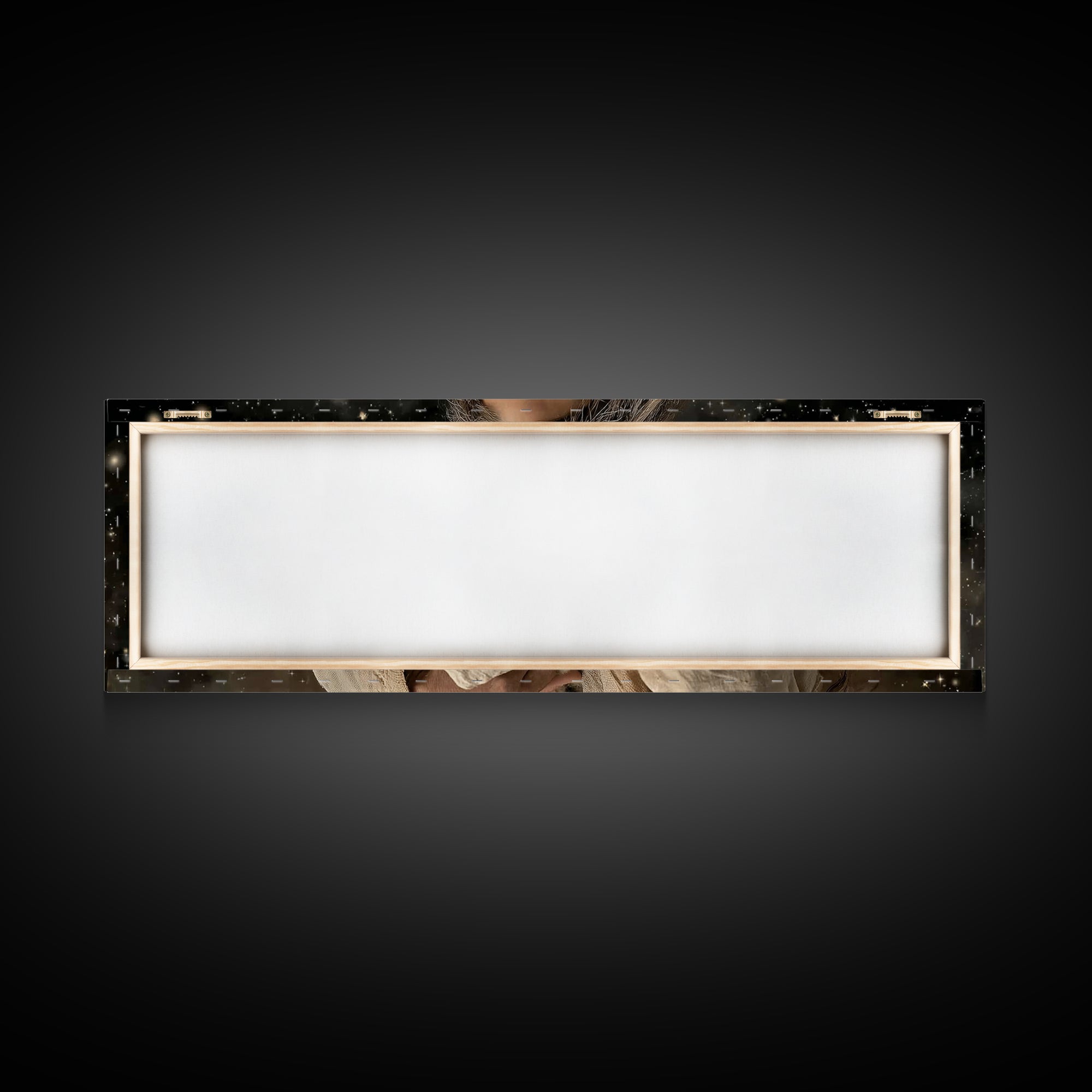 Heavenly Shepherd | Framed Canvas Print | Panoramic Art | Jesus Painting | Christian Art Canvas | Christian Wall Art | Christian Christmas