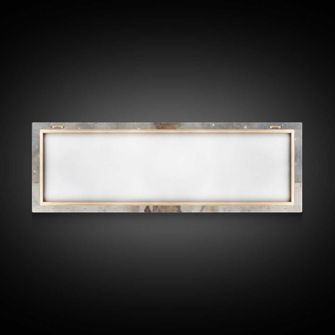 Cosmic Shepherd Light – Framed Canvas Print – Panoramic Art – Christian Art Canvas – Jesus Painting – Christian Wall Art – Subtle Christian