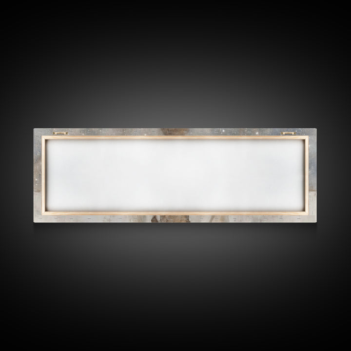 Cosmic Shepherd Light – Framed Canvas Print – Panoramic Art – Christian Art Canvas – Jesus Painting – Christian Wall Art – Subtle Christian