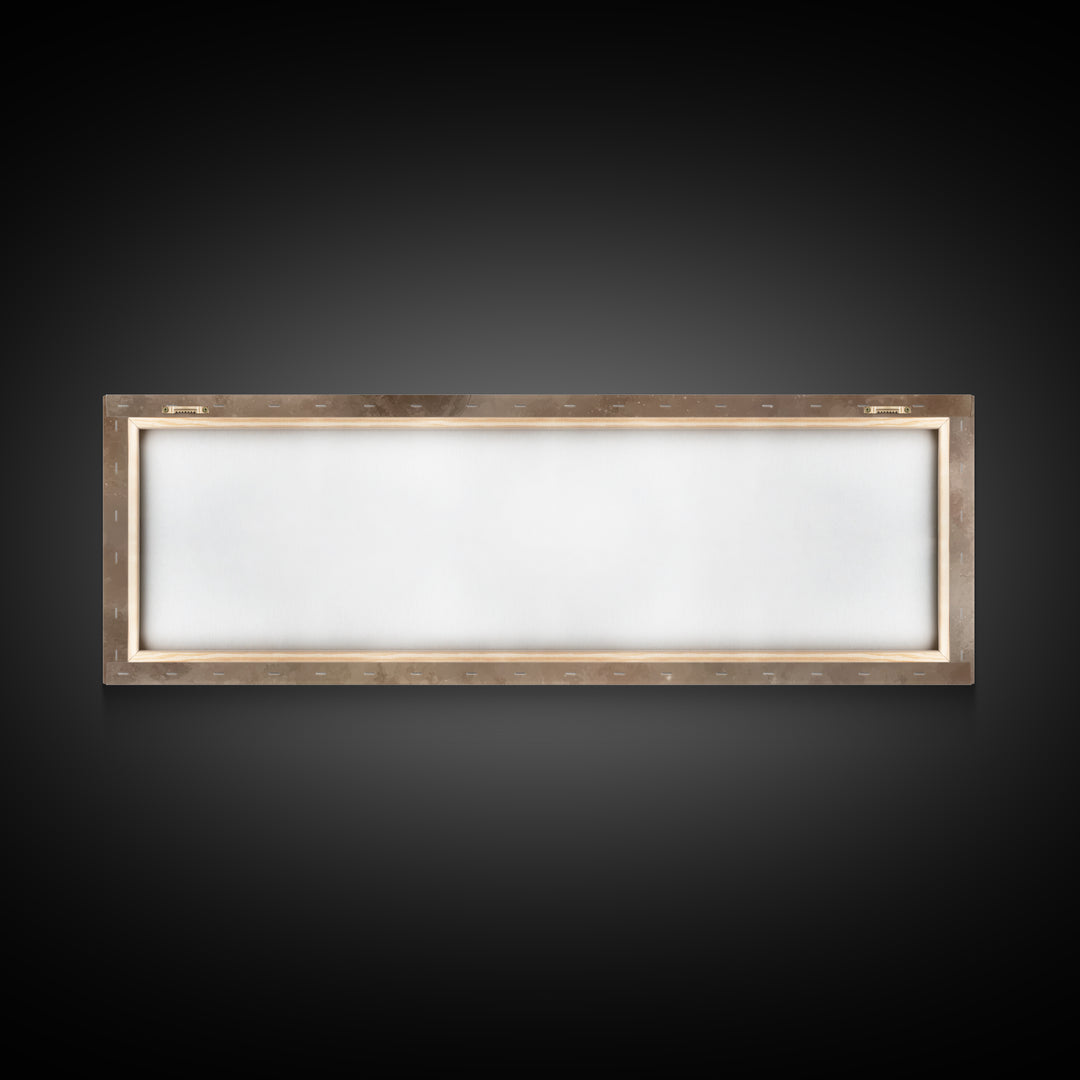 Blessed Night Lamb | Framed Canvas Print | Panoramic Art | Christian Art Print | Jesus Painting Canvas | Christian Wall Art | Christian Dec