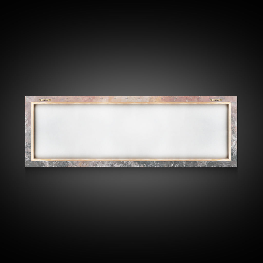 Waves Of His Grace – Framed Canvas Print – Panoramic Painting – Christian Art Canvas – Jesus Art Print – Christian Wall Art – Large Christi