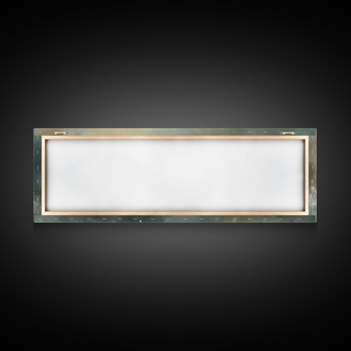 Heavenly Waters – Framed Canvas Print – Christian Wall Art – Jesus Painting – Panoramic Art – Christian Art Canvas – Christian Decor