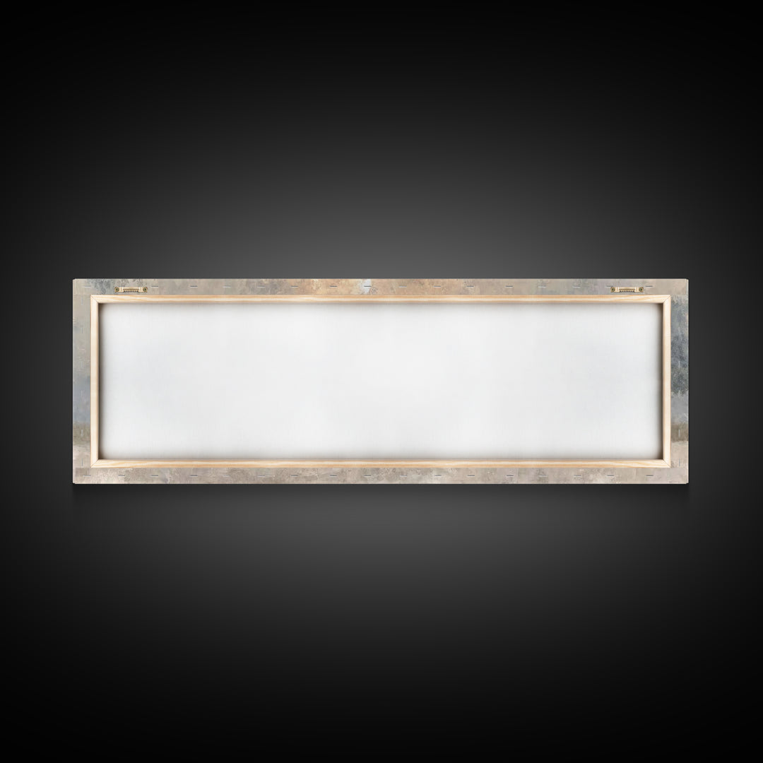 Midnight Prayer | Framed Canvas Print | Christian Wall Art | Jesus Painting | Panoramic Art | Christian Art Canvas | Subtle Christian Art