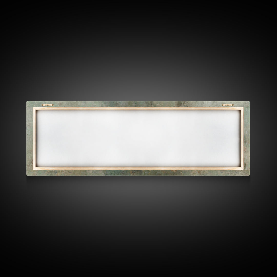 Grace In Stillness – Framed Canvas Print – Christian Wall Art – Christian Art Canvas – Panoramic Painting – Christian Art – Jesus Painting