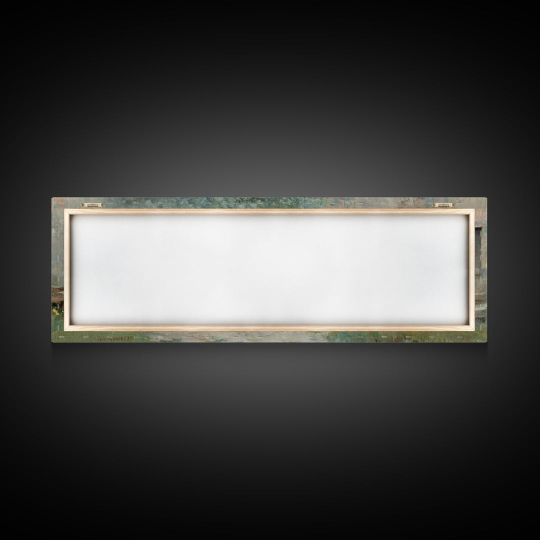 Doorway Of Grace – Framed Canvas Print – Christian Art – Jesus Painting – Panoramic Art – Christian Decor – Christian Gift – Large Christia