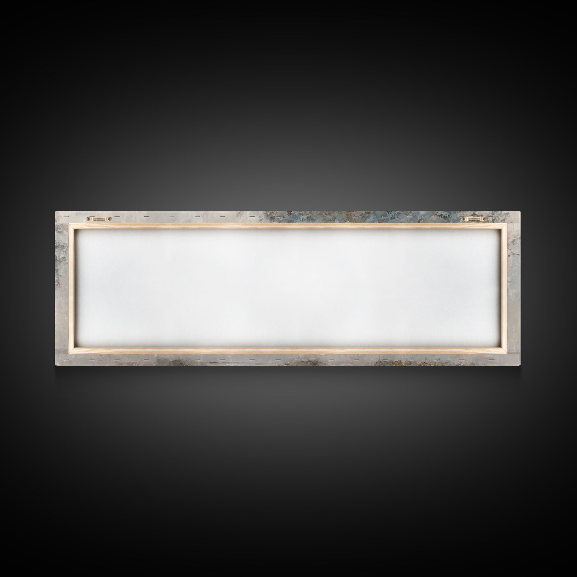 Holy Visitor | Framed Canvas Print | Christian Art | Jesus Painting | Panoramic Art | Christian Decor | Christian Gift | Large Christian Ar