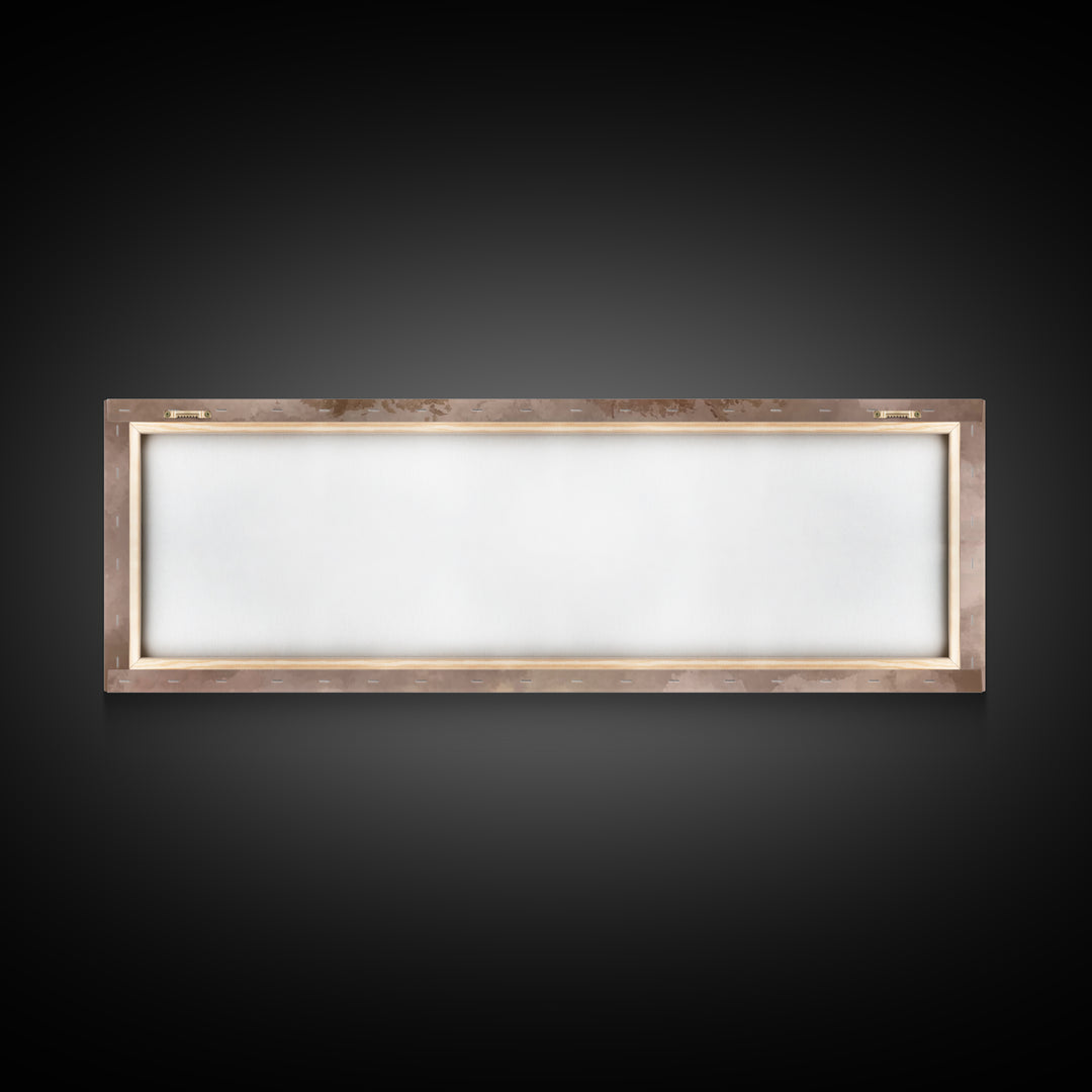 Autumn At The Door – Framed Canvas Print – Christian Art – Jesus Painting – Panoramic Art – Christian Decor – Christian Gift – Large Christ
