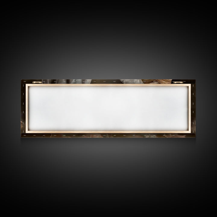 Servant’s Devotion | Framed Canvas Print | Christian Art Canvas | Christian Wall Art | Panoramic Art | Christian Painting | Jesus Painting