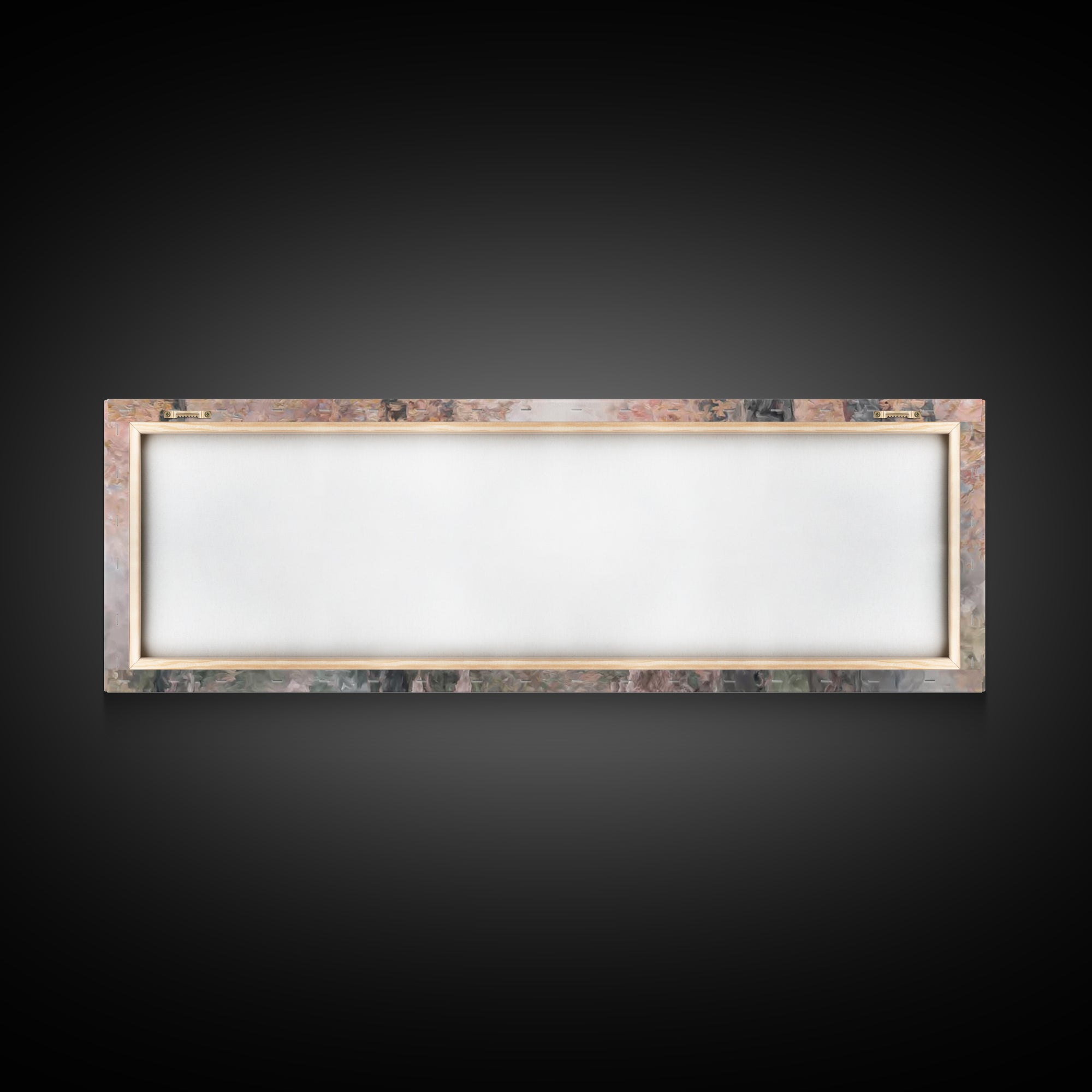 Mist Of The Flock, Framed Canvas Print, Christian Art, Jesus Painting, Panoramic Art, Christian Decor, Christian Gift, Large Christian Art,