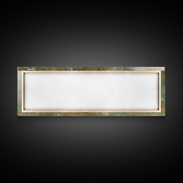 Gentle Shepherd Path – Framed Canvas Print – Panoramic Art – Christian Wall Art – Christian Art Canvas – Jesus Painting – Christmas Art