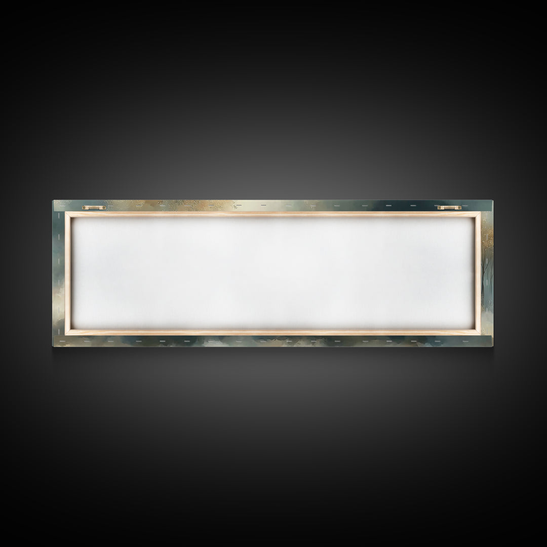 Light Of Mercy | Framed Canvas Print | Panoramic Wall Art | Christian Art Print | Jesus Painting | Christian Christmas Art | Modern Christi