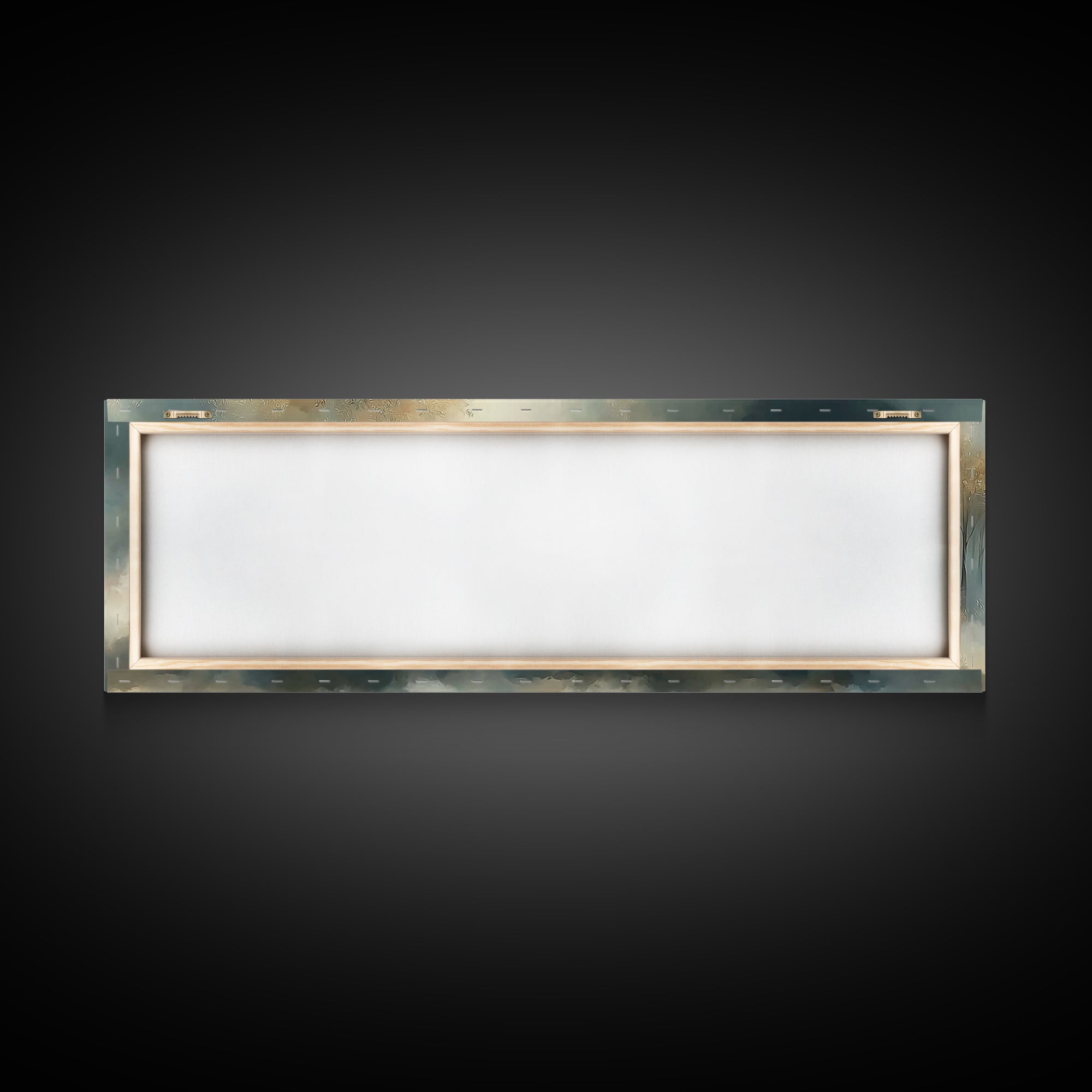 Light Of Mercy | Framed Canvas Print | Panoramic Wall Art | Christian Art Print | Jesus Painting | Christian Christmas Art | Modern Christi