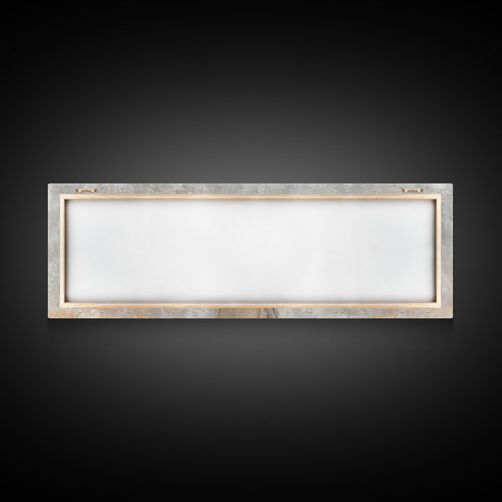 Lamb Of Comfort – Framed Canvas Print – Panoramic Wall Art – Jesus Christmas Art – Christian Art Print – Christmas Canvas Wall Art – Christ