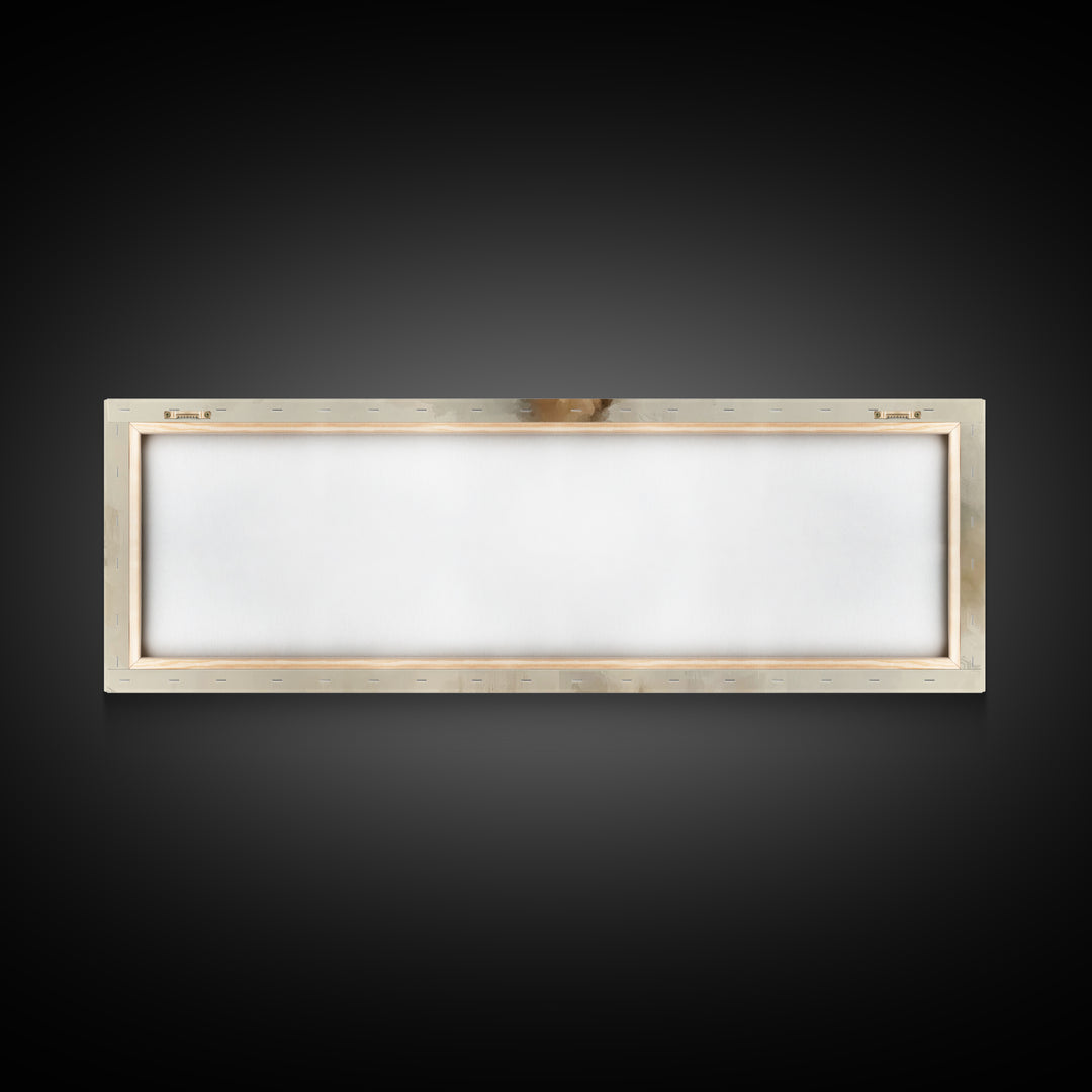 Gentle Arms Of Peace – Framed Canvas Print – Panoramic Art – Christian Wall Art – Jesus Painting – Christian Art Canvas – Christmas Art