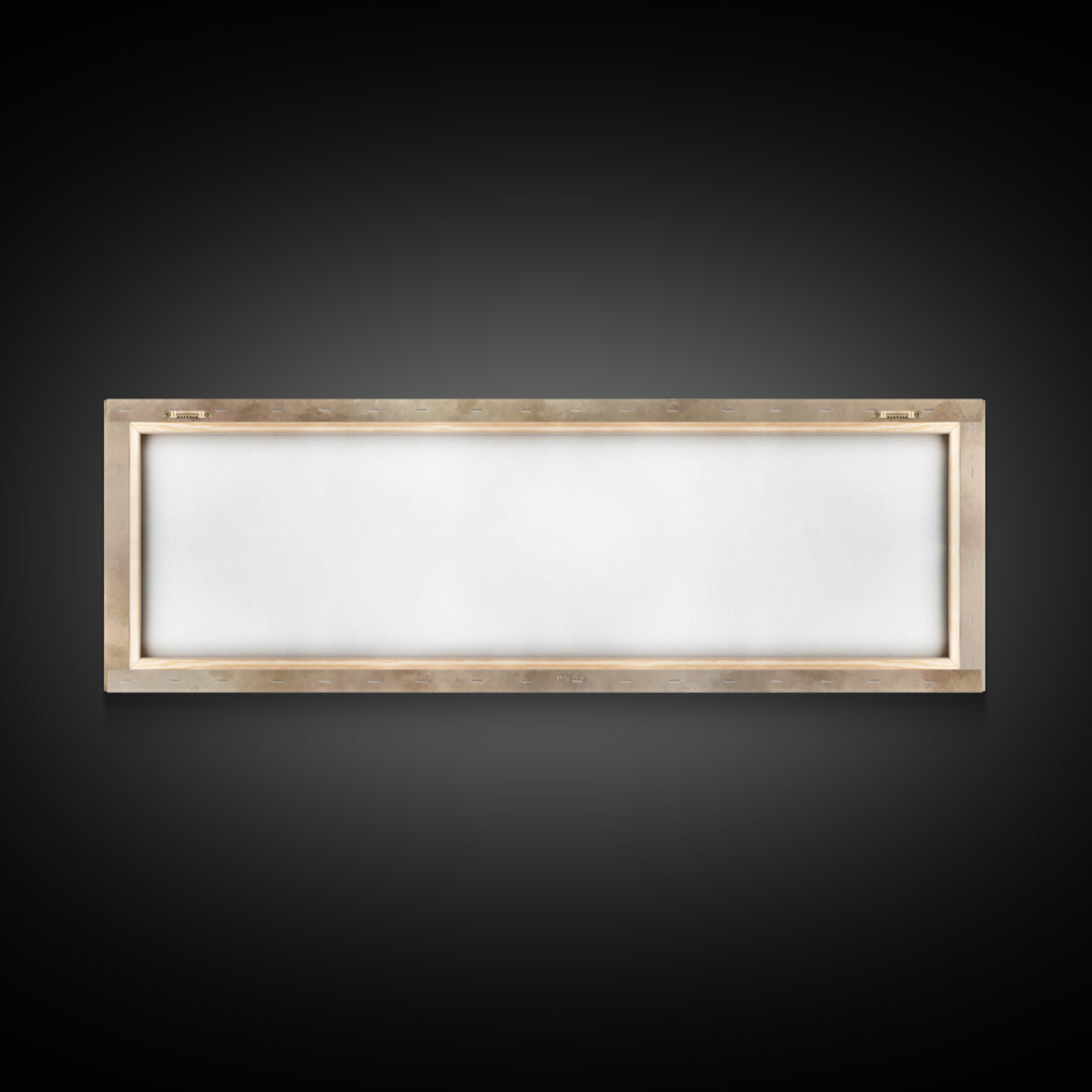 Tender Shepherd Love | Framed Canvas Print | Panoramic Wall Art | Jesus Painting | Christian Art Print | Christian Christmas Art | Modern C