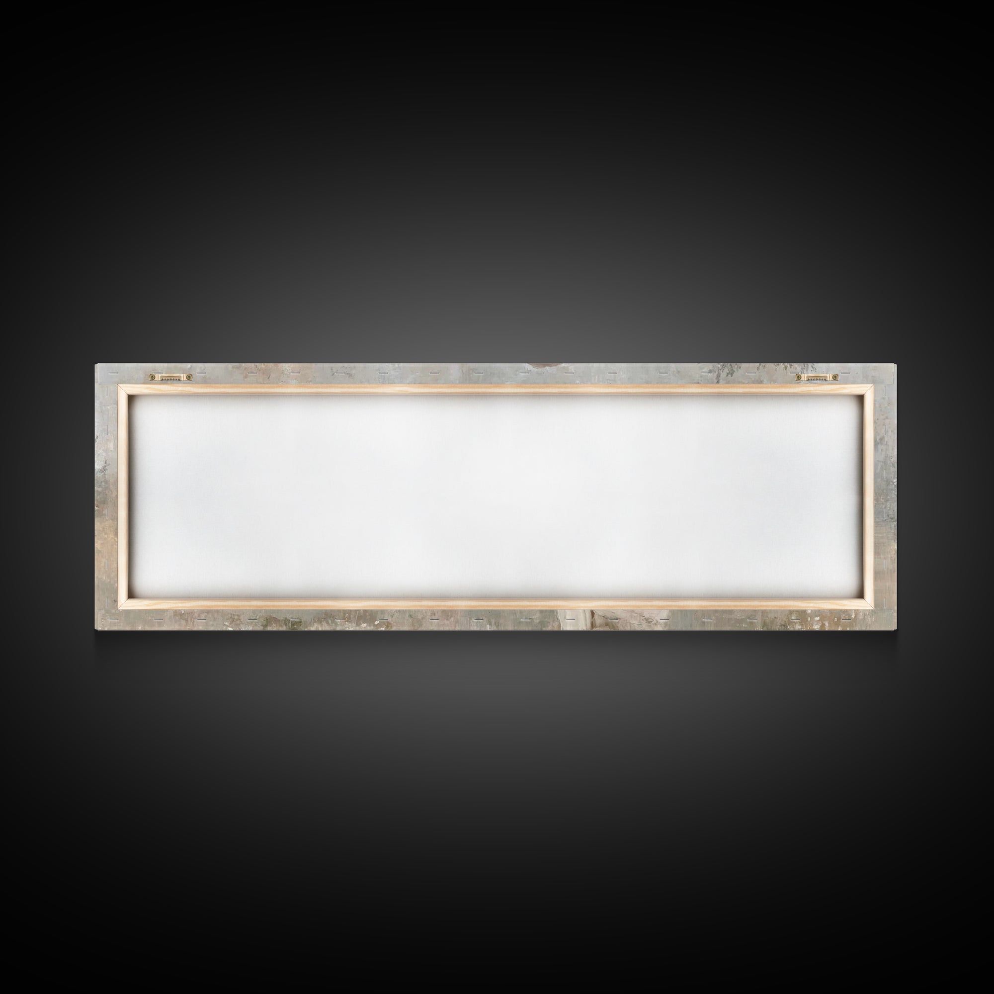 Silent Garden Grace | Framed Canvas Print | Panoramic Wall Art | Jesus Canvas Art | Christian Art Print | Modern Christian Painting | Chris
