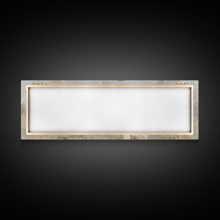 Silent Garden Grace | Framed Canvas Print | Panoramic Wall Art | Jesus Canvas Art | Christian Art Print | Modern Christian Painting | Chris