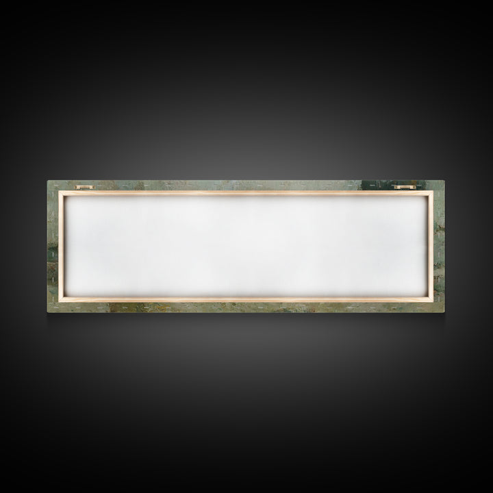 Quiet Acts Of Mercy – Framed Canvas Print – Christian Art – Christian Wall Art – Panoramic Frame – Christian Painting – Jesus Art Print