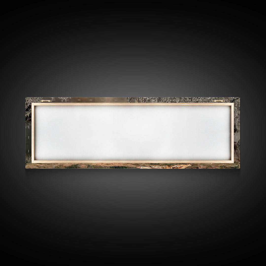 Moonlit Garden Prayer, Framed Canvas Print, Panoramic Painting, Jesus Painting Canvas, Christian Art Canvas, Christian Wall Art, Christmas