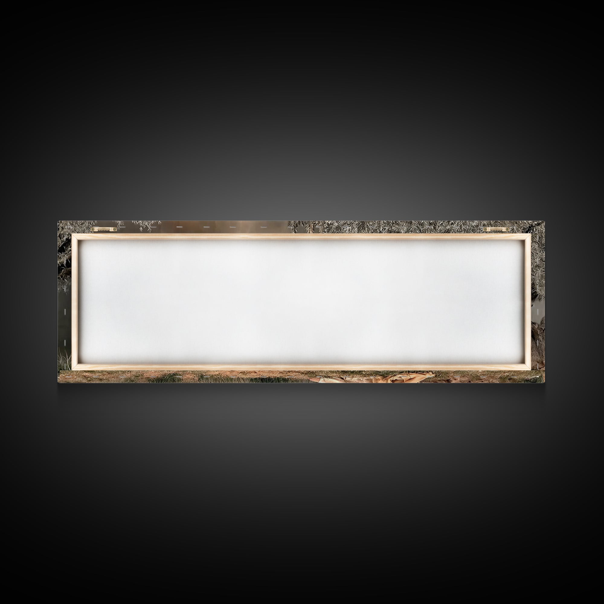 Moonlit Garden Prayer, Framed Canvas Print, Panoramic Painting, Jesus Painting Canvas, Christian Art Canvas, Christian Wall Art, Christmas