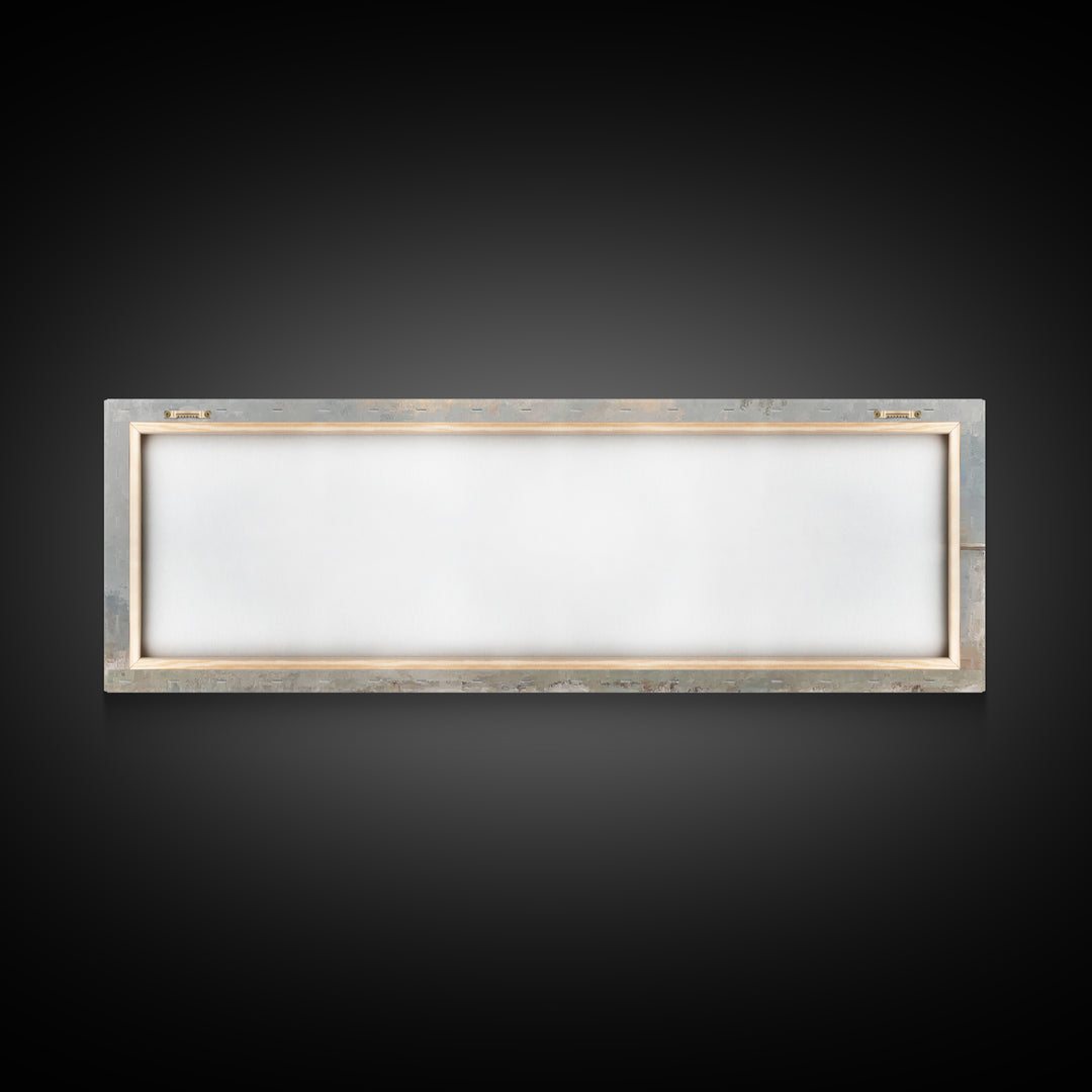 Radiant Salvation, Framed Canvas Print, Panoramic Painting, Christian Art Canvas, Jesus Wall Art, Christian Christmas Art, Christian Decor