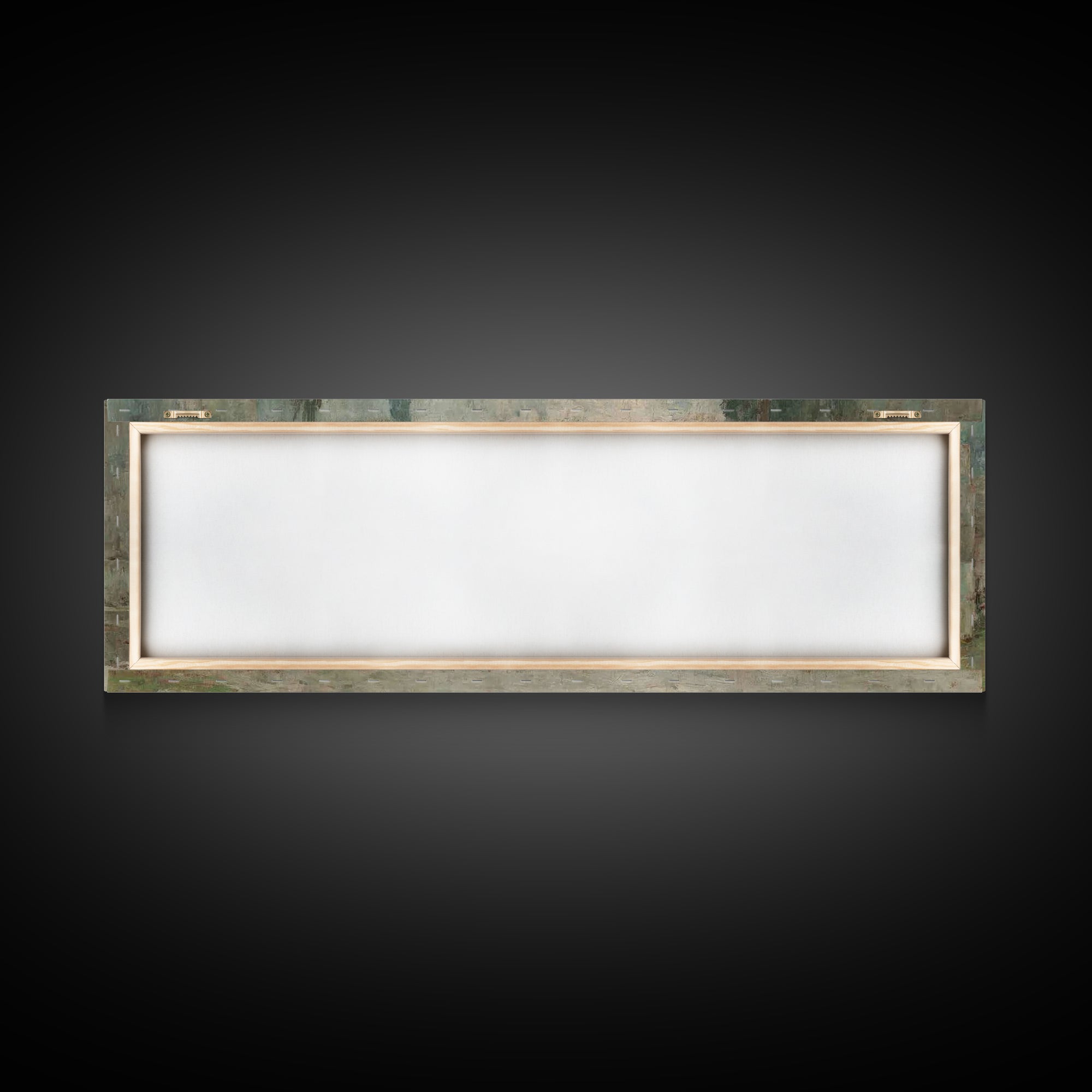 Silent Tombstone Glow, Framed Canvas Print, Panoramic Frame, Christian Art Canvas, Christian Painting, Jesus Wall Art, Christian Christmas