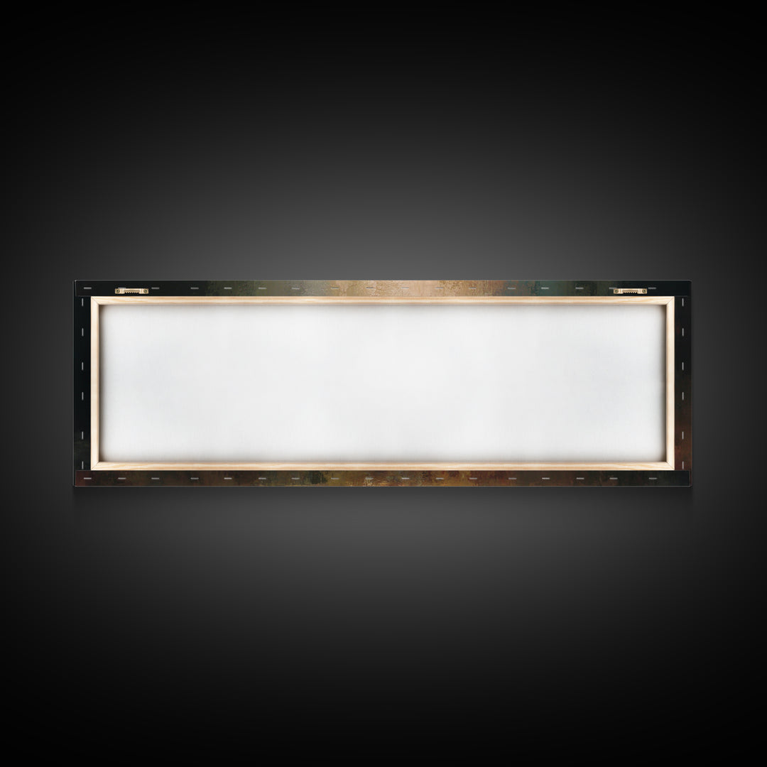 Upper Room Glow | Framed Canvas Print | Panoramic Wall Art | Christian Paintings | Jesus Canvas Art | Christian Art Work | Modern Christian