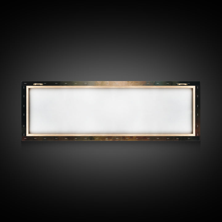 Upper Room Glow | Framed Canvas Print | Panoramic Wall Art | Christian Paintings | Jesus Canvas Art | Christian Art Work | Modern Christian