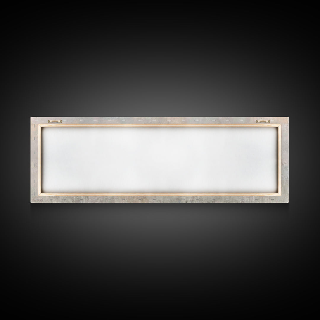 Quiet Covenant – Framed Canvas Print – Panoramic Frame – Christian Art Canvas – Christian Painting – Jesus Painting – Christian Wall Art