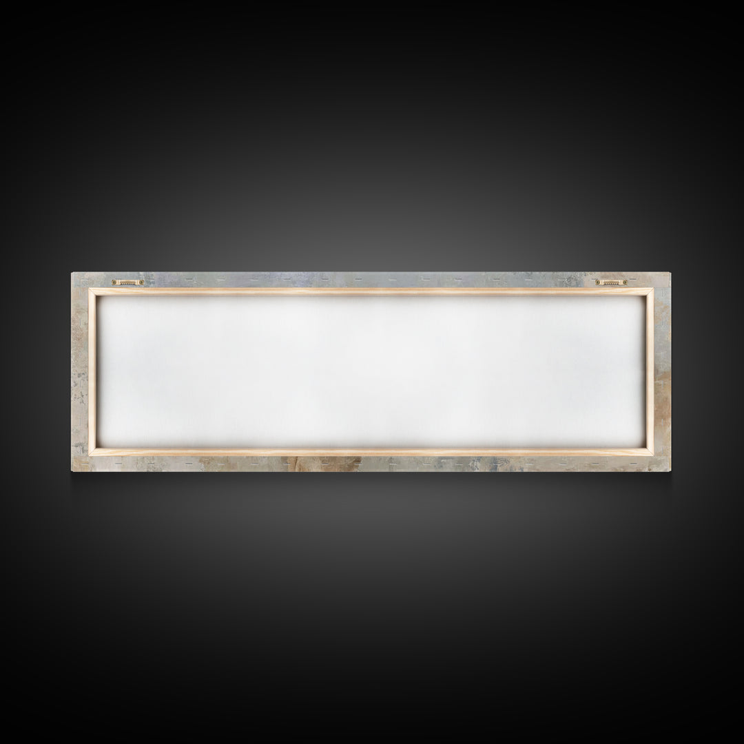Quiet Well Encounter | Framed Canvas Print | Christian Art Canvas | Jesus Painting | Panoramic Painting | Christian Wall Art | Christian Gi
