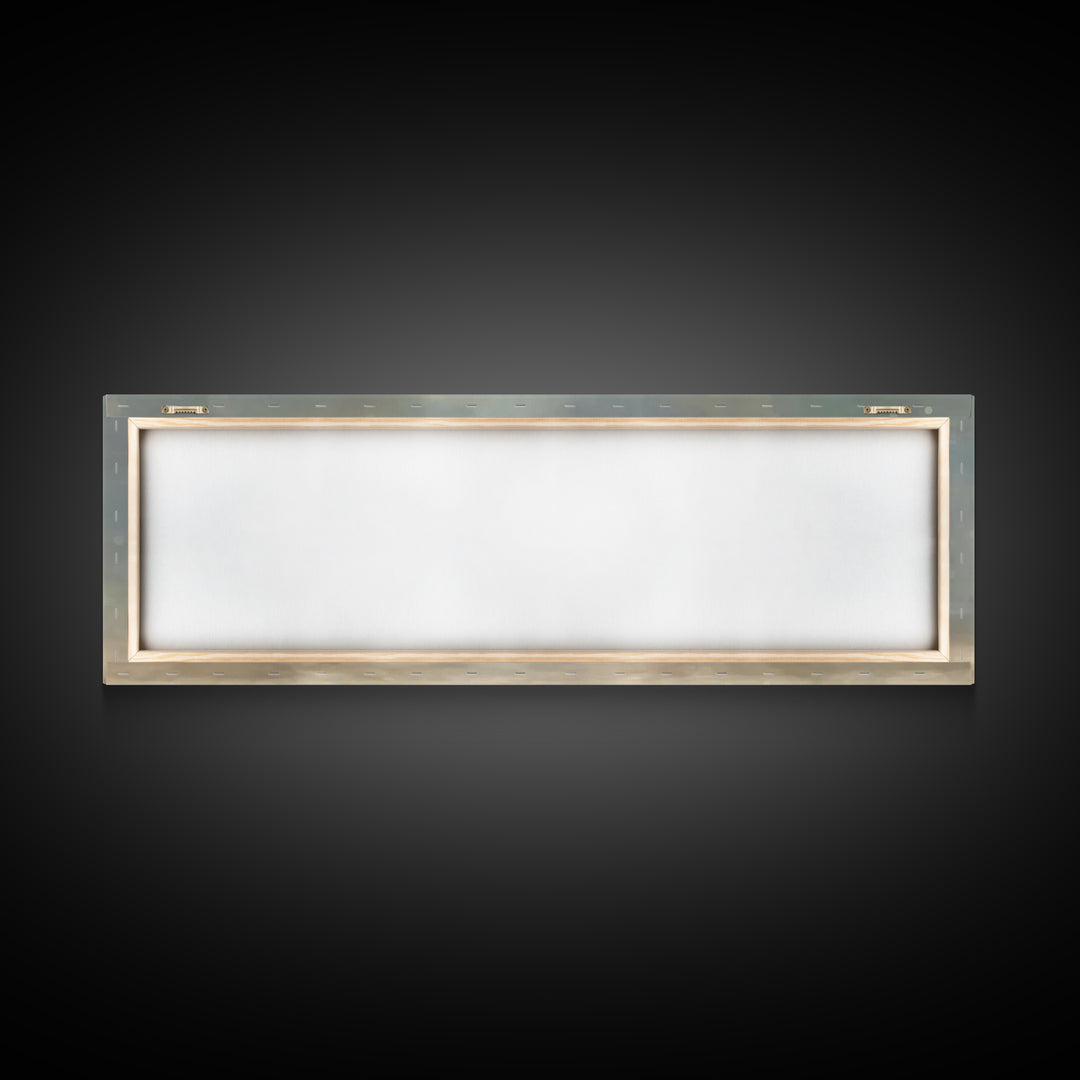 Morning At The Well, Framed Canvas Print, Christian Wall Art, Panoramic Art, Jesus Painting, Christian Decor, Christian Art Print