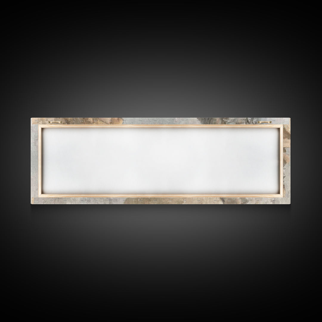 Roses Of Redemption – Framed Canvas Print – Christian Art Canvas – Christian Wall Art – Panoramic Painting – Christian Art – Christian Gift
