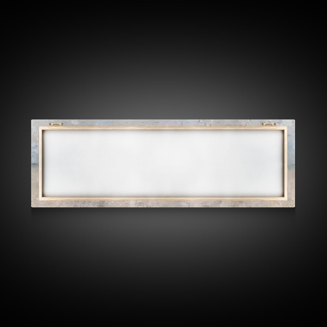 Meal Of Grace | Framed Canvas Print | Panoramic Painting | Christian Wall Art | Jesus Painting | Christian Art Canvas | Christian Decor