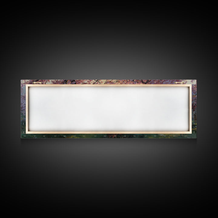 Shepherd Blossom Light, Framed Canvas Print, Panoramic Wall Art, Christian Art Canvas, Jesus Painting, Christian Art, Christian Gift