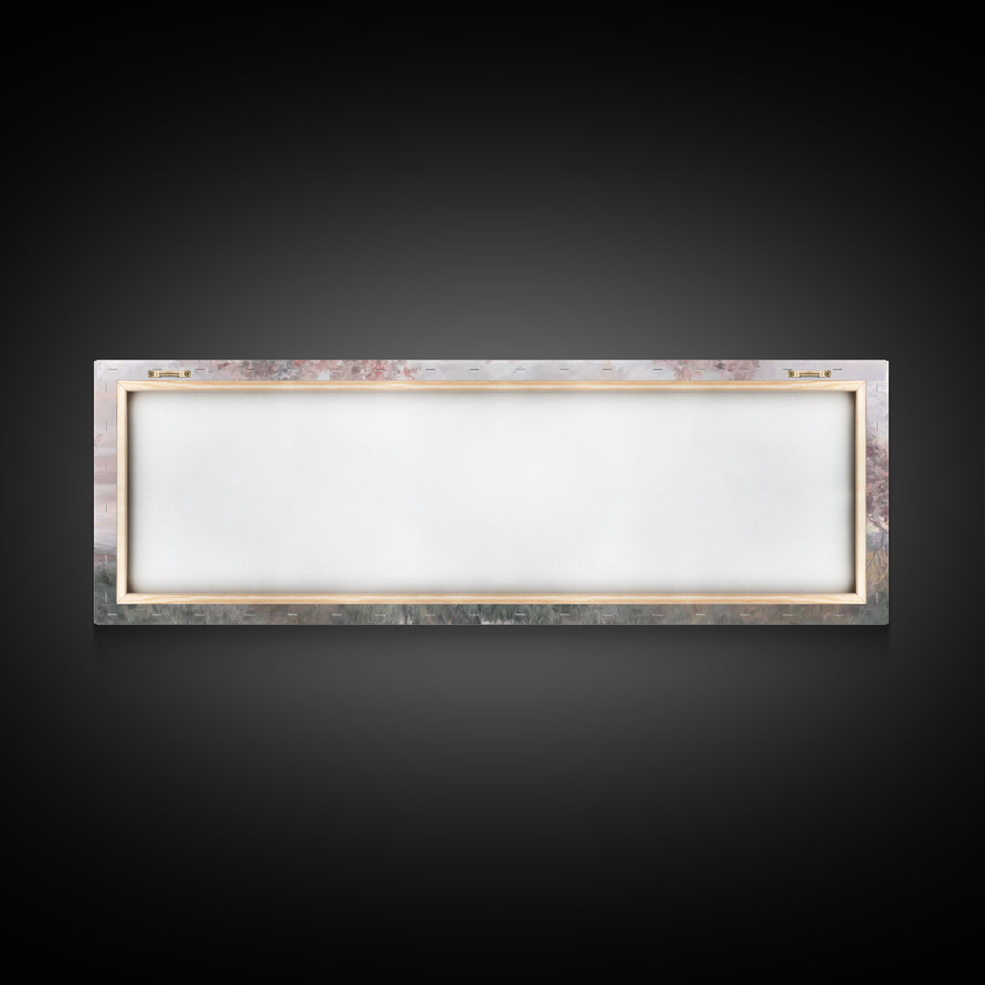 Sunrise Shepherd Calm | Framed Canvas Print | Panoramic Wall Art | Christian Art Canvas | Jesus Painting | Christian Art | Christian Gift