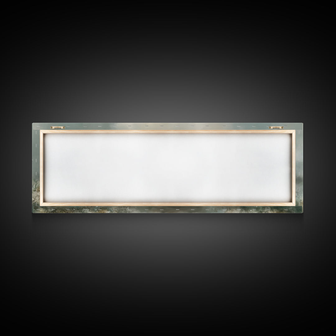 Hills of Consolation | Framed Canvas Print | Christian Wall Art | Jesus Painting | Panoramic Painting | Christian Art Canvas | Christian Ch