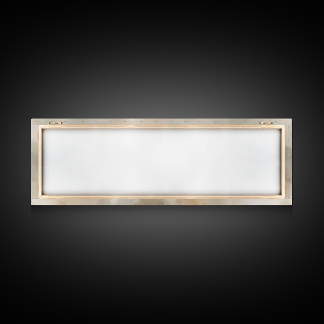 Gathered In Faith, Framed Canvas Print, Christian Wall Art, Jesus Painting, Panoramic Painting, Christian Art Canvas, Christian Art Print,