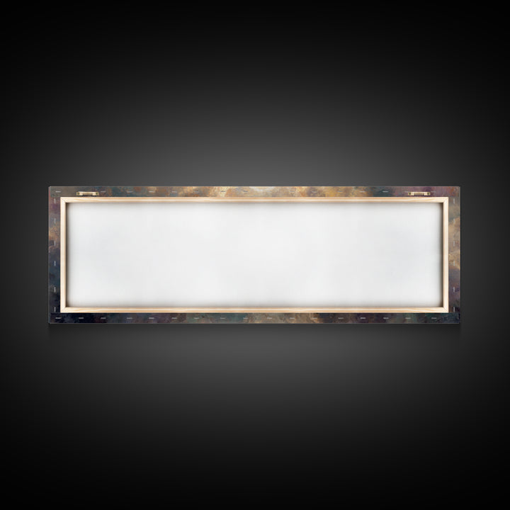 Circle Of Light | Framed Canvas Print | Christian Wall Art | Panoramic Painting | Jesus Painting | Christian Art Canvas | Large Christian A