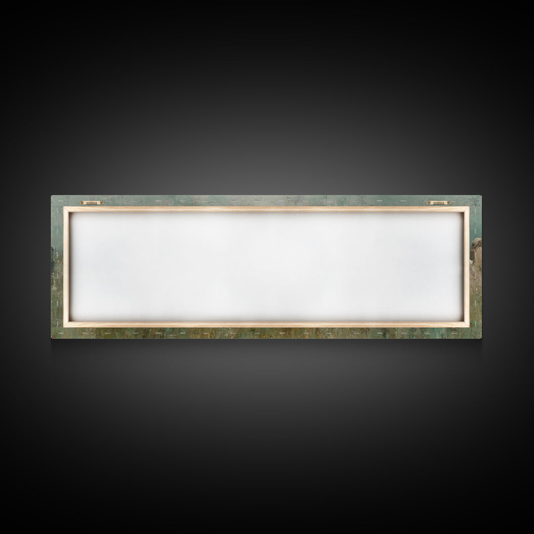 Fields Of Promise – Framed Canvas Print – Christian Wall Art – Panoramic Wall Art – Christian Art Canvas – Christian Painting – Modern Chri